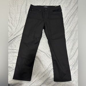 Men’s Express Hyper stretch Straight Black jeans : Size 34x30